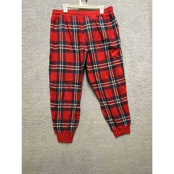 Stars Above Women's Red Plaid Perfectly Cozy Flannel Pajama Pants Size XXL New - Picture 1 of 10